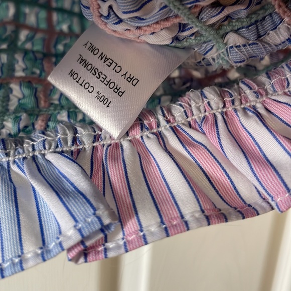 Petersyn X Revolve Kinsey off shoulder top cocktail NWT smocked - Picture 7 of 8